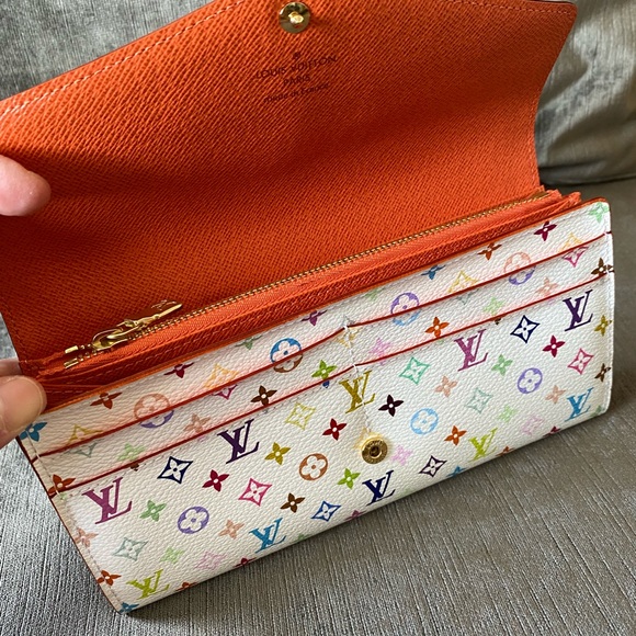 ✨BRAND NEW ✨💯% AUTHENTIC LOUIS VUITTON SARAH WALLET MULTICOLOR - Picture 8 of 17